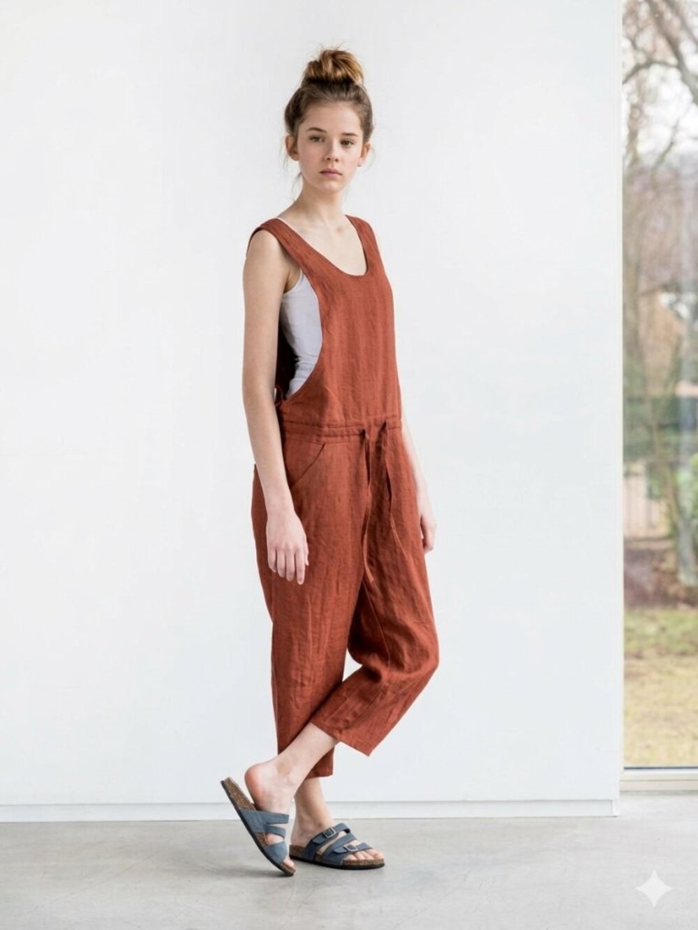 NOT PERFECT LINEN Jumpsuit